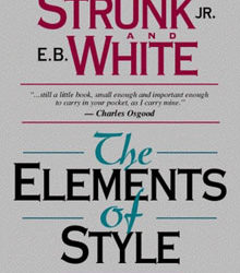 Writing Resources: The Elements of Style