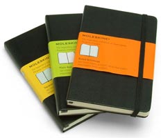 moleskine notebooks