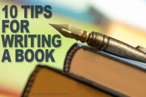 tips for writing a book