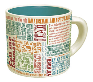 first lines literary mug