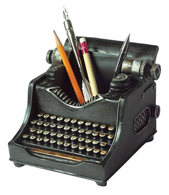 typewriter decor